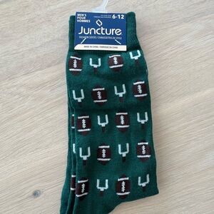 Men’s Hunter Green Medium Football Socks